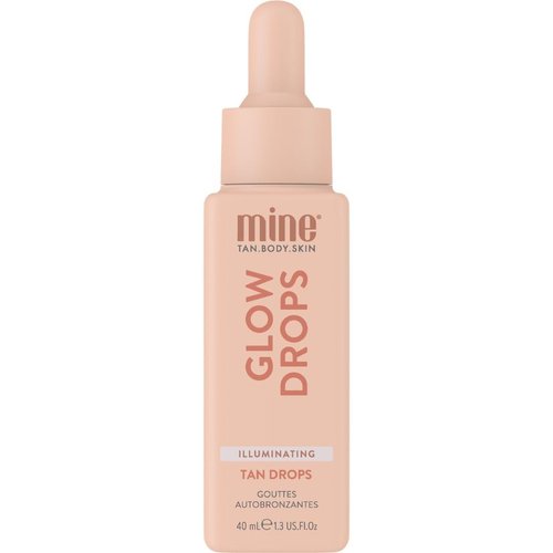Minetan Illuminating Glow Drops | Clear Facial Self Tanning Bronzer Serum - Daily Tan Boosting Drops, Infused wtih 7 Luxurious Oils & Vitamin C, Hydrating, Radiant Skin Finish, 1.3 Fl Oz