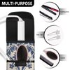 Generic Ohuysud Floral Curling Iron Travel Case Flat Iron Travel Case for Hair Tools Curling Iron Organizer Bag Heat Resistant Curling Iron Straightener Storage Bag