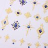 4 Sheets 5D Crystal Soft Glue Embossed Sun Star Nail Stickers for Nail Art with Rhinestones - Colorful Irregular Geometric Flower Butterfly Nail Art Stickers Decals Designs for Women Girls Acrylic