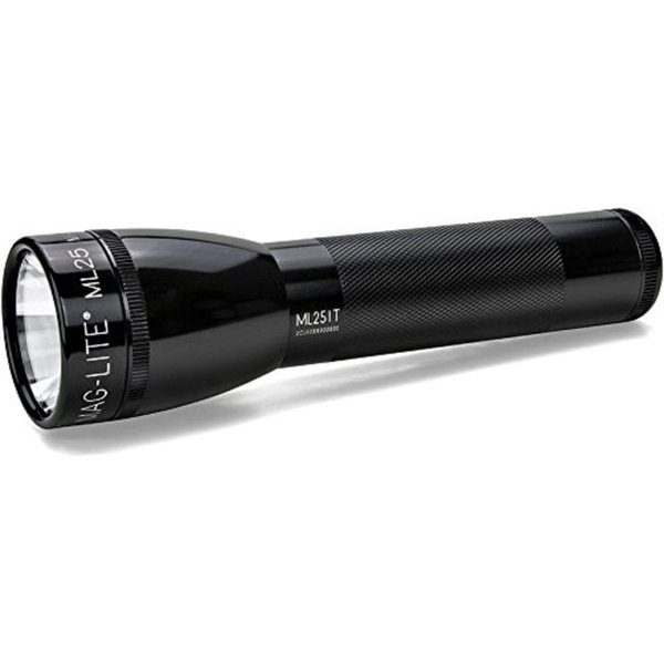 2 Cell C Maglite® Flashlight Display Box ML25IT-2015, Black