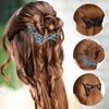 Beaupretty 3 Pcs Stretchy Double Comb Hair Clip Hair Combs Elastic Hair Comb Clip Hair Combs Accessories for Women Curly Thick Wavy Hair Ponytail