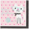 Creative Converting Purr-FECT Luncheon Napkins Party Supplies, 6.5", Multicolor