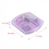 Yizocenguo Mini Office Supply Kits – Includes Mini Stapler,Scissors, Staple Remover, Staples, Tape Dispenser (Purple)