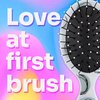 Wet Brush Mini Detangler Hair Brush, Teal Dots (Watercolor Motif) - Travel Hair Brush - Ultra-Soft IntelliFlex Bristles Glide Through Tangles with Ease - Protects Against Split Ends and Pain-Free