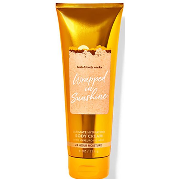 Bath & Body Works Wrapped In Sunshine Signature Collection Ultimate Hydration Body Cream For Women 8 Fl Oz (Wrapped In Sunshine), (Pack of 1), 8.0 fluid_ounces