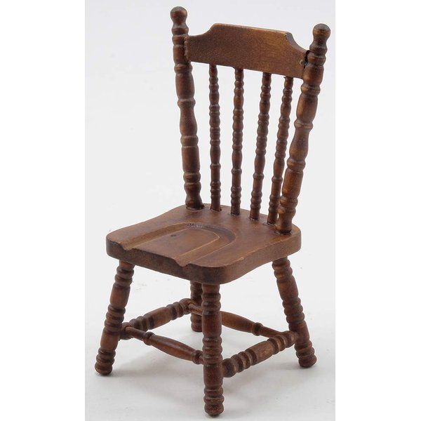 Classics by Handley Dollhouse Miniature Walnut Side Chair