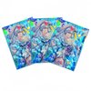 50 PCS Holographic Anime Card Sleeves for MTG Top Loading Trading Card Sleeves Deck Protector for PTCG Game Cards 67×92mm(Kamisato Ayaka)