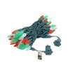 ‎‎‎Novelty Lights 24FT 70 LED C6 LED Christmas String Lights, Outdoor Christmas Tree Commercial Grade LED String Lights, Permanent Christmas Lights Outdoor Tree Decorations Outdoor (Red/Green/Pure