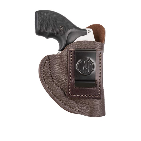 1791 GUNLEATHER J Frame Premium Leather IWB CCW Holster - Soft, Comfortable Gun Holster - Fits All J Frame Revolvers Models S&W, Ruger LCR and SP101. Max Barrel = 2.5"