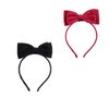 Kopida 3 Pieces Headbands with Bow for Girls Women, Hair Bow Headband for Daily Work Wear Travel