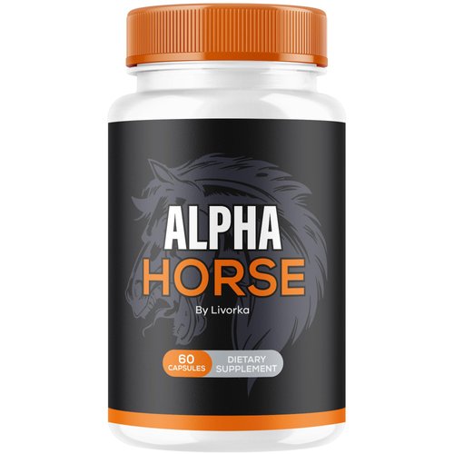 LIVORKA Alpha Horse, Alpha Horse Pills for Men, Alpha Horse Capsules, Alpha Horse Supplement, Alpha Horse Vitamin All Natural Premium Formula, Alpha Horse Supplement Support, 60 Capsules for 1 Month