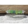 Sea Glass in Shades of Green Hair Comb