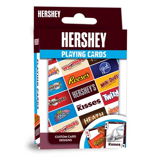 Masterpieces Officially Licensed Hershey Playing Cards - 54 Card Deck for Adults