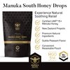 Manuka Honey Drops UMF 15+ / MGO 514+ & Propolis Drops Made in New Zealand – Natural Ingredients – Soothing Drops – Lemon & Honey Flavor - 25 Drops