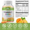 Natvites Vitamin C Gummies for Kids, Orange Flavored, Immune Support Supplement, Non-GMO, Gluten-Free, Vegan, Nut-Free, and Dairy-Free, 120 Count (Pack of 1)