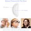 Frienda 48 Pairs Air Bag Nosepads Adhesive Eyeglass Nose Pads Anti-Slip Nose Pads Comfortable Air Chamber Nose Pads for Full Frame Eyeglasses Sunglasses 3.5 mm/ 0.4 inch Thickness (48 Pairs)
