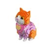 shenhailan Cute Animal Building Blocks, Pet Micro Mini Building Blocks for Adults and Kids Age 6+ Gift Toy 1006 Pcs (Orange Cat)