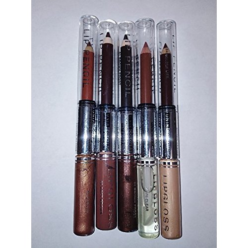 Cameo Unik Colour Lip Pencil and Lipgloss Set 5 pcs