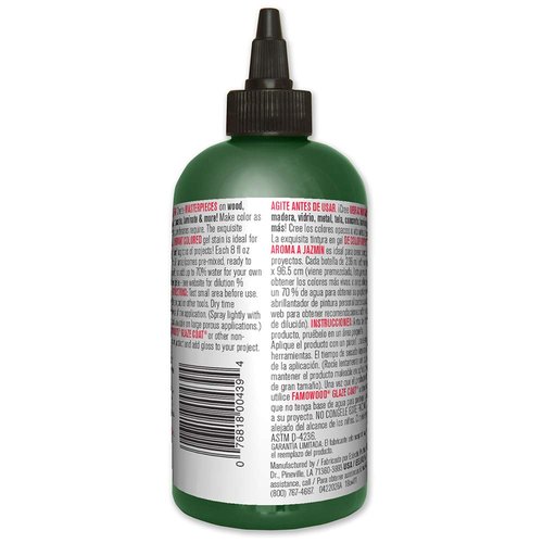 Unicorn SPiT 5771007 Gel Stain and Glaze, Dragon's Belly 8.0 Bottle, 8 Fl Oz (Pack of 1), Green