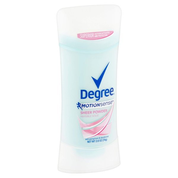 Degree Deodorant 2.6 Ounce Womens Motion Sense Sheer Powder (76ml) (2 Pack)