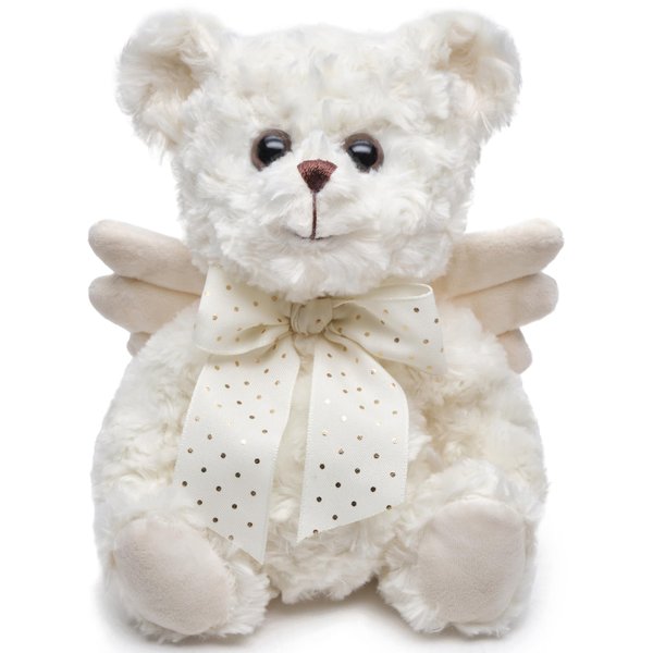 Bearington Peace, 12 Inch Teddy Bear Angel Stuffed Animal, Makes a Great Gift for Baptism, Birthday, Anniversary, or Holiday