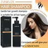 JunKuJK Hair Shampoo,Gentle Hair Thickening Shampoo for Men and Women,Long Lasting Moisturizing Hair Shampoo for All Hair Types