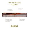 Kent 5T Fine Tooth Comb and Wide Tooth Comb Hair Comb for Hair Styling, Handmade Hair Comb for Men and Hair Combs for Women, Beard Comb and Mustache Comb - Saw Cut and Hand Polished Kent Comb