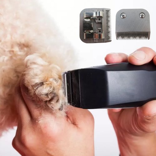 Upgraded 2 Packs Pet Detachable Blade Clippers, #30 Blade Dog Grooming Clipper Replacement Blades for Andis Ul-traEdge Wahl Oster - by GRABOTE