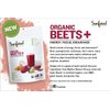 Sunfood Superfoods Organic Beets & Mushrooms Blend with Beetroots, Pomegranate, Cordyceps, & More | 5.31 oz Bag, 10 Servings | Plant-Based Powder Drink Mix | Boost Energy