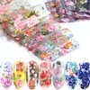 Flower Nail Art Stickers Spring Summer Nail Foil Transfer Decal Nail Art Decoration Floral Nail Design for Women Girls Manicure Decor 10 Sheets