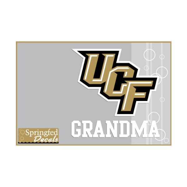 UCF Knights UCF GRANDMA Vinyl Decal Central Florida Knights Car Window Sticker