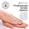 Acrylic Powder for Nails, Super Adhesion Acrylic Nail Powder, Professional Clear Acrylic Nail Powder for Flawless & Beautiful Acrylic Nail Enhancements, Diamond Clear, 1 oz - Joya Mia