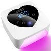 Rechargeable UV LED Nail Lamp,72W Cordless UV Light for Nails with Removable Bottom,Professional Curing Lamp for Gel Nails with 30 Beads,5 Timer Setting Nail Light and LED Touch Screen Gel Nail Dryer