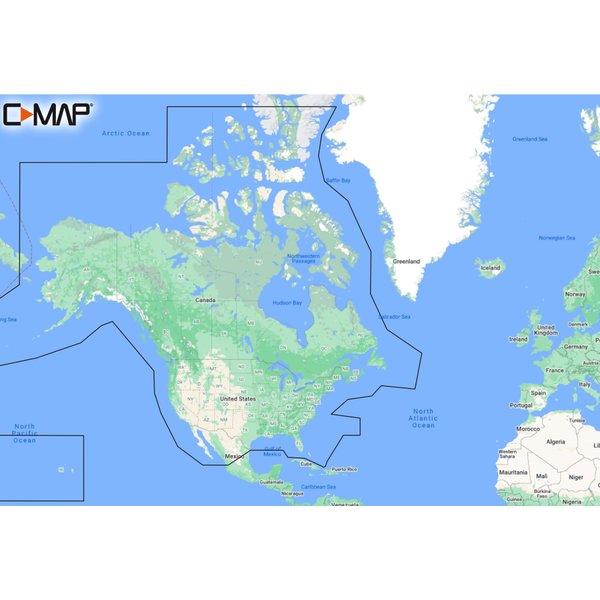 C-MAP Discover North America Lakes US/Canada Map Card for Marine GPS Navigation