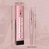 Magic Eyebrow Pencil, Waterproof Microblading Eyebrow Pen 4 Fork Tip Tattoo Pencil,Waterproof Eyebrow Pencil, Easily Create Natural-Looking Brows, Smudge-proof, Up to 24HR Wear (Dark Brown)
