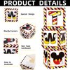 2nd Birthday Party Favors Balloon Boxes Supplies for Baby, Boys 3Pcs Black Yellow Mouse Theme Two Year Old Balloon Boxes, 'TWO' Letters Balloon Arch Kit for Party Decorations