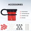 cnaodun 8 Pcs 6-10 Gauge Anderson Connector Plug 50A 12-36V Battery Quick Connector Red Battery Quick Disconnect Wire Harness Plug Kit for Winch Car Auto Trailer Driver Electrical Devices