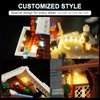 DALDED LED Lighting Kit for Lego Icons Alpine Lodge, LED Light Compatible with Lego 10325 Building Block Models (Remote Control Version)