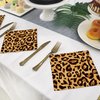 40pcs Animal Leopard Print Party Napkins Disposable Jungle Animal Leopard Print Tableware Dinner Napkin for Safari Leopard Themed Birthday Baby Shower Party Supplies