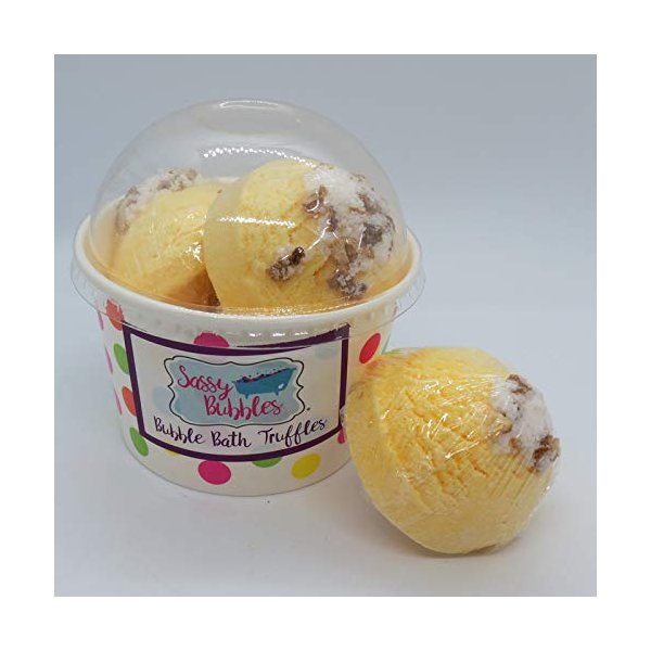 Lemon Verbena Bubble Bath Truffles, 3 pack by Sassy Bubbles