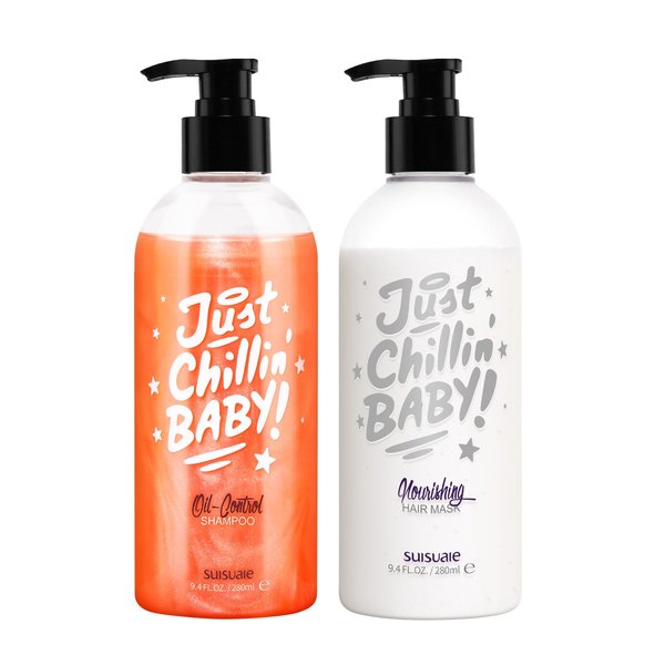 Suisuaie Shampoo and Conditioner for Oily Hair, Clarifying Shampoo and Conditioner Set for Oily Hair,Greasy Hair, Build Up, Oily Scalp Shampoo and Conditioner Sets, 18.8 Fl Oz