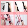 Yoga Stretching Strap, Leg stretcher Backbend Assist Trainer Enhance Body Flexibility Stretch Strap with Aerial Yoga Swing Great for Ballet Yoga Cheerleading Normal Exercise Stretching (Pink)