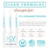 Cali White Teeth Whitening Kit Gel Refills, 35% Carbamide Peroxide, Natural, Vegan, Organic Whitener for Sensitive Tooth Bleach, Gels Made in USA, 3X 5mL Syringes, Use with UV or LED Light & Trays