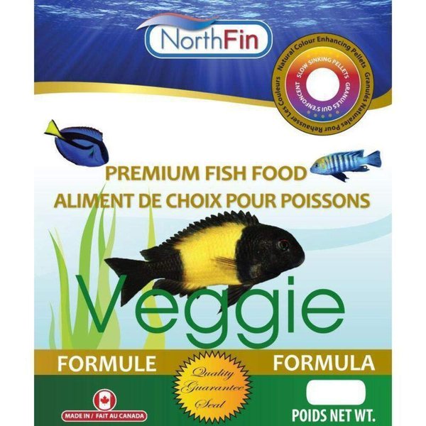 Northfin Fish Food Veggie Formula Slow Sinking Pellets (2mm 1kg)