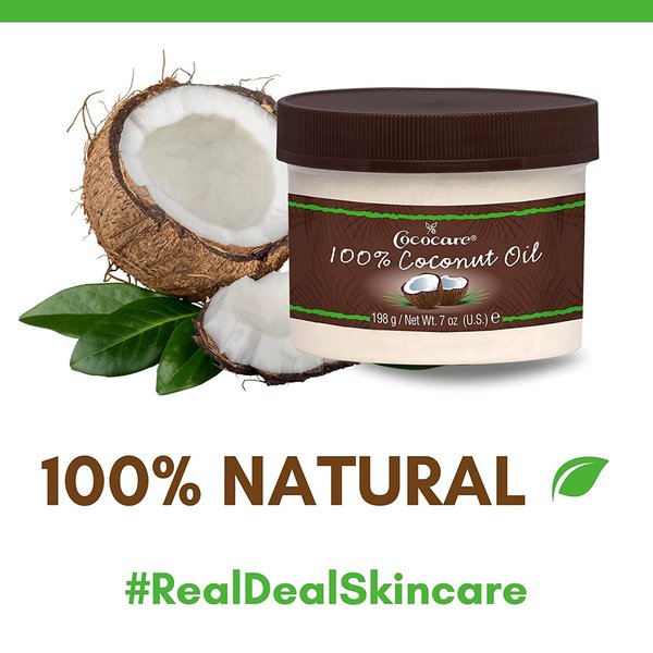 CocoCare 100 Percent Coconut Oil, 7 oz (Pack of 4)