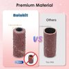 Small Sanding Bands for Nails Drill, 160Pcs Nail Sanding Drill Bits Set with 3.1mm Mini Mandrel Nail Bit, 80/150/180/240Grit Nail Sanding File for Acrylic Nail Prep Polishing Manicure Pedicure