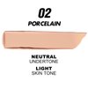 FOCALLURE 2 Pcs Liquid Foundation, Skin Evolution Foundation + Concealer, Full Coverage Foundation Makeup, Durable, Waterproof, Oil-Control, Hides Wrinkles & Lines, Porcelain