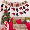 3 Pieces Lumberjack Baby Shower Banner Lumberjack Theme and It's a Boy Banner Garland Buffalo Plaid Woodland Animal Camping Banner for Baby Shower Kid Birthday Hunting Party Supplies Decoration