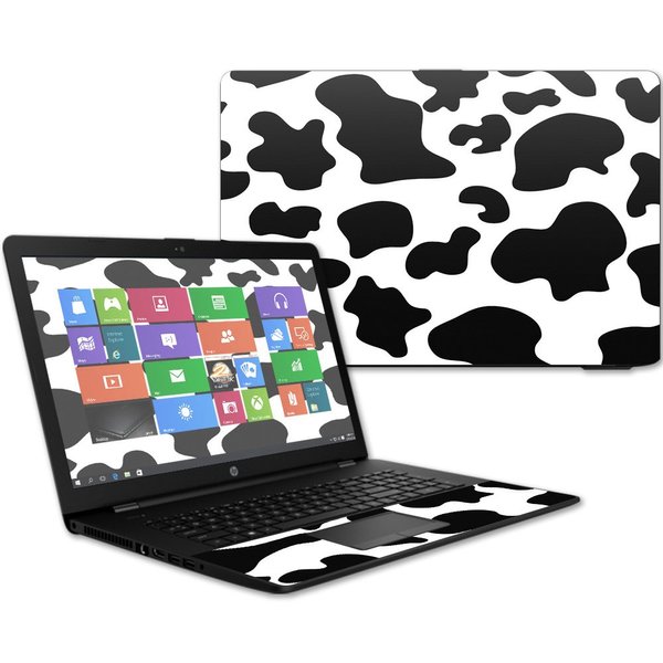MightySkins Skin Compatible With HP 17t Laptop 17.3" (2017) - Cow Print | Protective, Durable, and Unique Vinyl Decal wrap cover | Easy To Apply, Remove, and Change Styles | Made in the USA