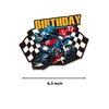 Heidaman Dirt Bike Party Decorations，Dirt Bike Birthday Decorations For Boys，Motorcycle Birthday Decorations,Set Included Banner Backdrop Tablecloth Balloon Cake Toppers Cupcake Toppers 7 "Plate 9"